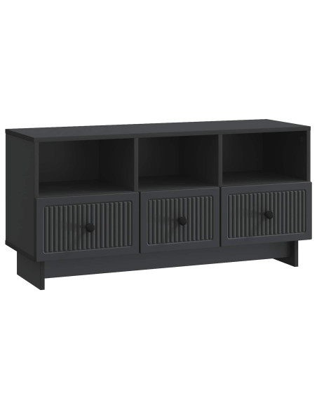 Mobile TV Nero 102 x 34,5 x 50 cm Legno ingegnerizzato