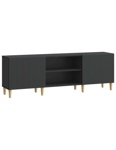 Mobile TV Nero 150 x 31 x 50 cm Legno ingegnerizzato