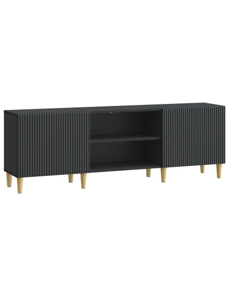 Mobile TV Nero 150 x 31 x 50 cm Legno ingegnerizzato