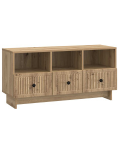 Mobile TV con cassetto Rovere Artigianale 102 x 34,5 x 50 cm