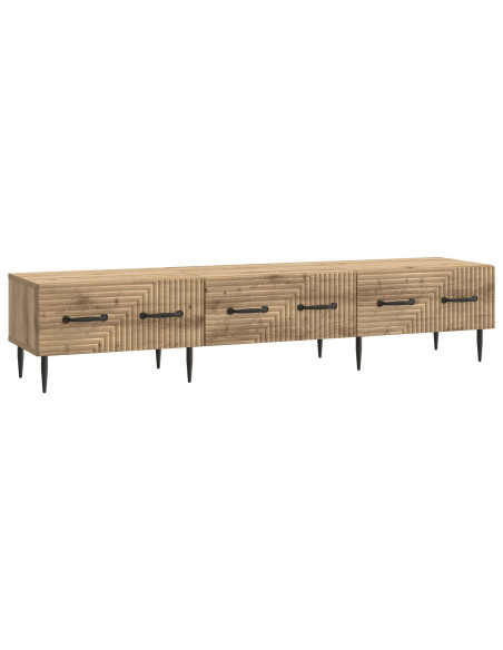 Mobile TV con cassetto Rovere Artigianale 147 x 34,5 x 30 cm