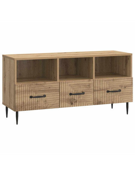 Mobile TV con cassetto Rovere Artigianale 102 x 34,5 x 50 cm