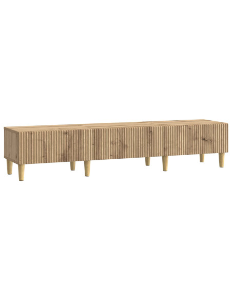 Mobile TV con cassetto Rovere Artigianale 147 x 34,5 x 30 cm