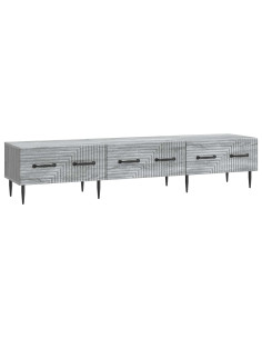 Mobile TV Grigio Sonoma 147 x 34,5 x 30 cm Legno ingegnerizzato