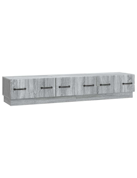 Mobile TV Grigio Sonoma 147 x 34,5 x 27 cm Legno ingegnerizzato