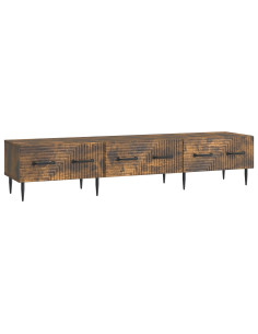 Mobile TV Rovere Fumo 147 x 34,5 x 30 cm Legno ingegnerizzato