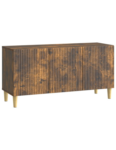 Mobile TV Rovere Fumo 99 x 34,5 x 50 cm Legno ingegnerizzato