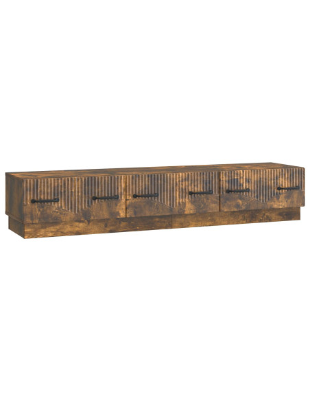 Mobile TV Rovere Fumo 147 x 34,5 x 27 cm Legno ingegnerizzato
