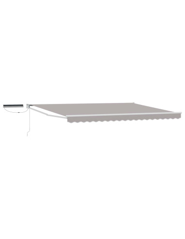 Tettuccio Elettrico Retrattile Grigio chiaro 4,5 × 3 m