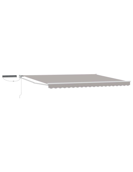 Tettuccio Elettrico Retrattile Grigio chiaro 4,5 × 3 m