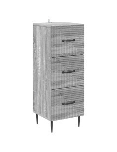 Mobile con Cassetti Grigio Sonoma 33 x 34,5 x 89,5 cm