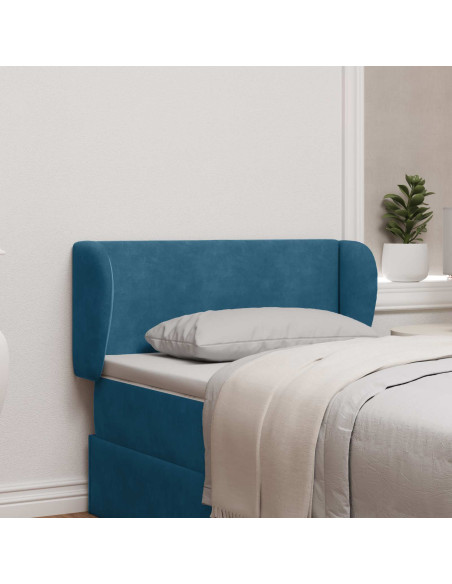 Orecchia della Testata Blu 40 x 23 x 6 cm Velluto