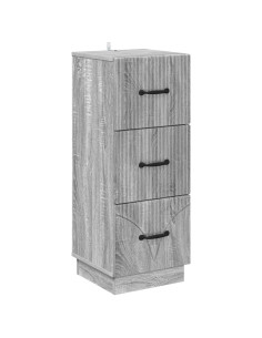 Mobile con Cassetti Grigio Sonoma 33 x 34,5 x 87 cm