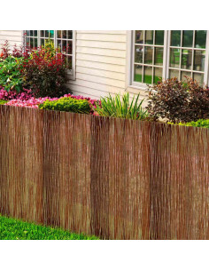 Recinzione in Willows Naturale 180 x 300 cm Salice