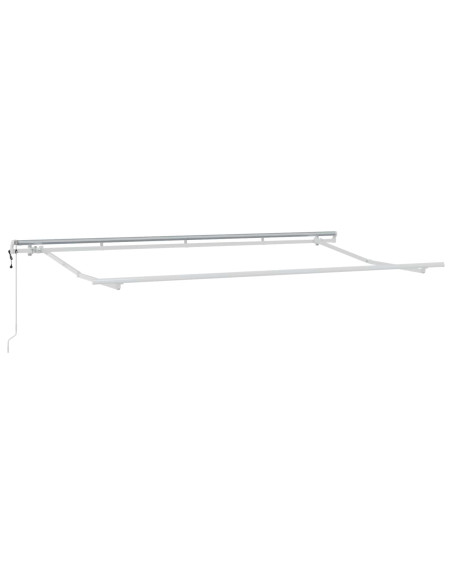 Tenda Retrattile Antracite 400 x 200 cm Poliestere e Alluminio