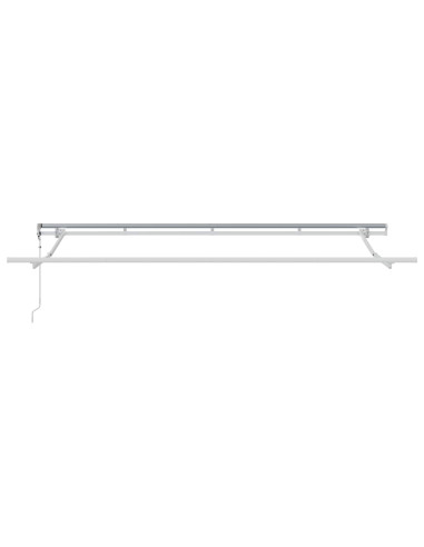 Tenda Retrattile Antracite 400 x 200 cm Poliestere e Alluminio