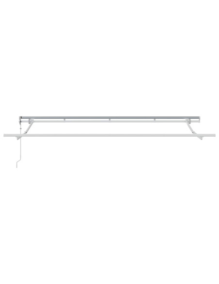 Tenda Retrattile Antracite 400 x 200 cm Poliestere e Alluminio