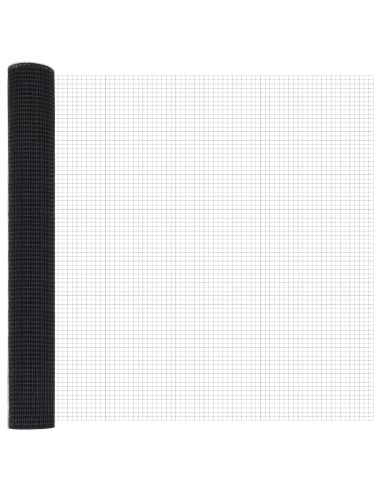 Palo della recinzione Grigio 50 x 1,2 m (maglia 25 x 25 mm)