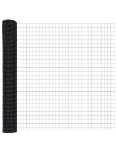 Palo della recinzione Grigio 50 x 1,2 m (maglia 25 x 25 mm)