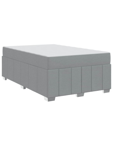 Struttura del letto Grigio chiaro 120 x 200 cm Tessuto