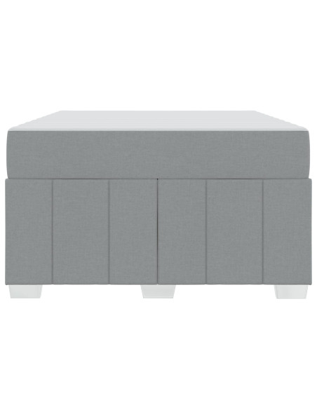 Struttura del letto Grigio chiaro 120 x 200 cm Tessuto