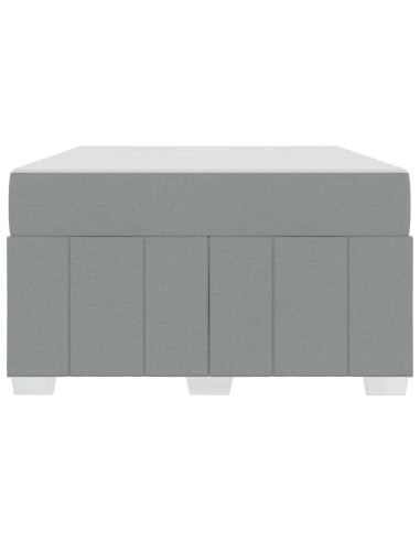 Struttura del letto Grigio chiaro 120 x 200 cm Tessuto