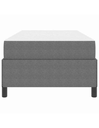 Struttura del letto Grigio chiaro 90 x 200 cm Tessuto