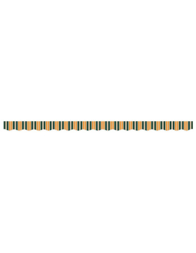 Tenda a Braccio Verde e giallo 380 x 20 cm Tela