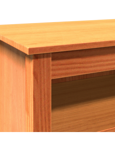 Panchina con contenitore Marrone cerato 110 x 38 x 45,5 cm