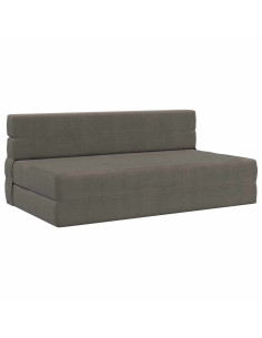 Divano Letto Pieghevole Grigio chiaro 203 x 152 x 15 cm