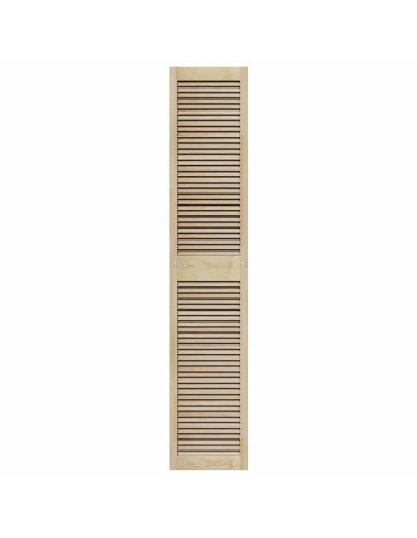 Porta per Armadio Naturale 201 x 2,1 x 39,5 cm Pino massello