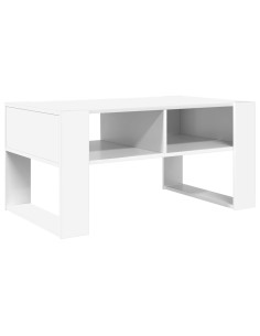 Tavolino da salotto Bianco 92 x 53 x 45 cm Legno multistrato 2