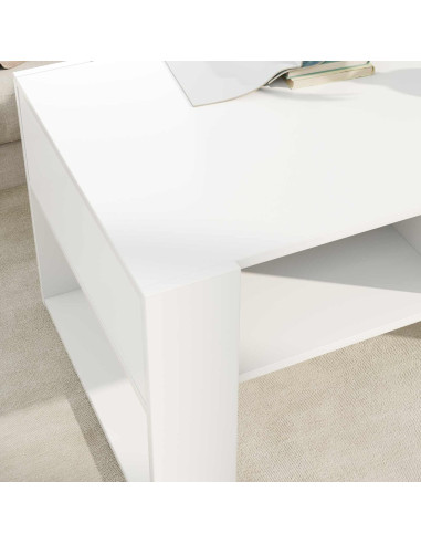 Tavolino da salotto Bianco 92 x 53 x 45 cm Legno multistrato