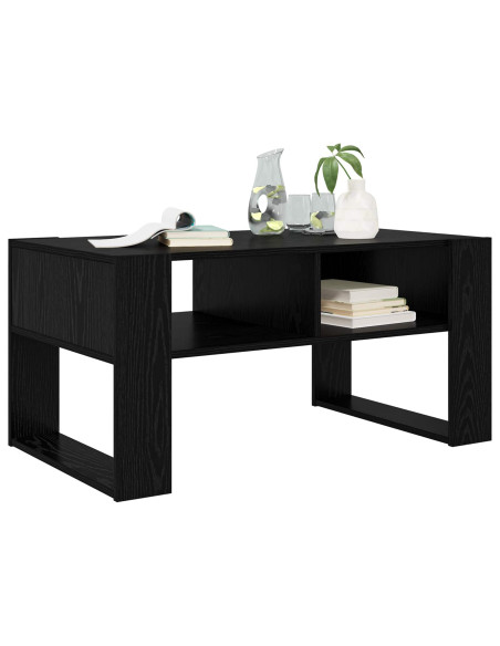 Tavolino da salotto Rovere Nero 92 x 53 x 45 cm