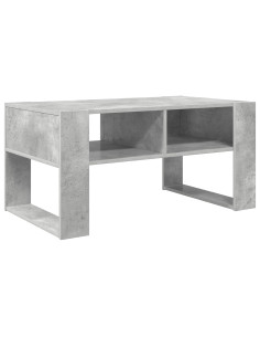 Tavolino da salotto Grigio cemento 92 x 53 x 45 cm 2