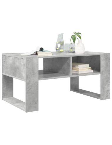 Tavolino da salotto Grigio cemento 92 x 53 x 45 cm