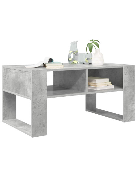 Tavolino da salotto Grigio cemento 92 x 53 x 45 cm