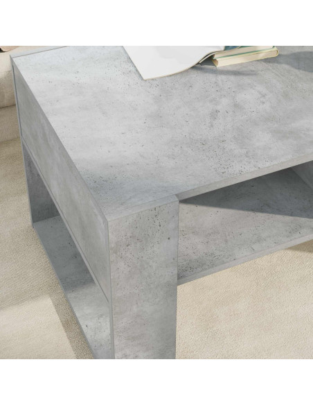 Tavolino da salotto Grigio cemento 92 x 53 x 45 cm