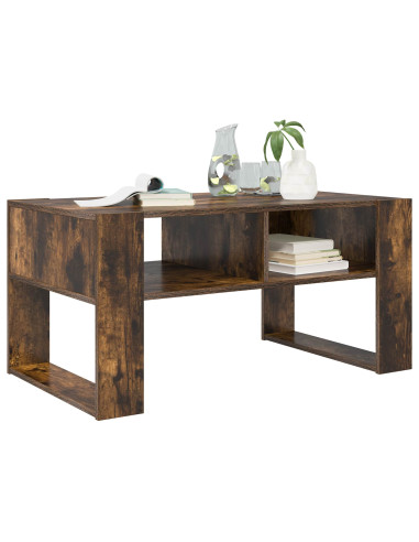 Tavolino da salotto Rovere fumé 92 x 53 x 45 cm
