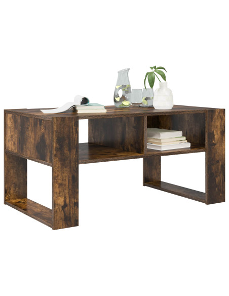 Tavolino da salotto Rovere fumé 92 x 53 x 45 cm