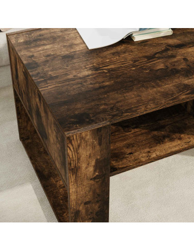 Tavolino da salotto Rovere fumé 92 x 53 x 45 cm