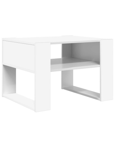 Tavolino da salotto Bianco 66 x 53 x 45 cm Legno multistrato