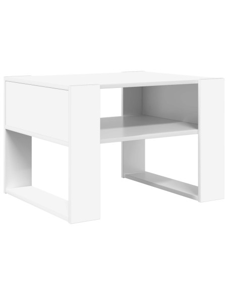 Tavolino da salotto Bianco 66 x 53 x 45 cm Legno multistrato