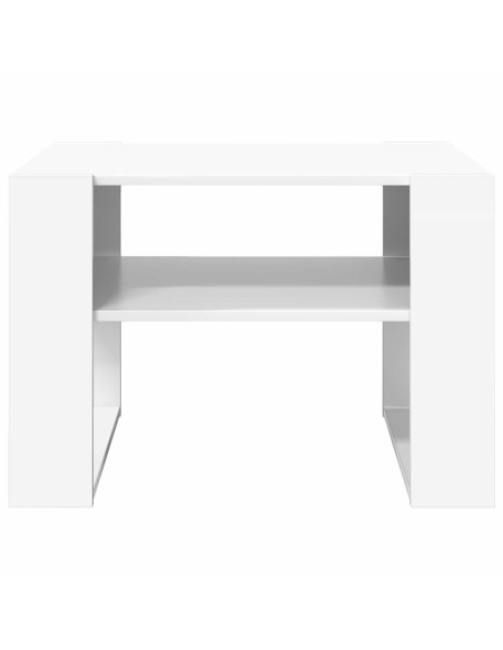 Tavolino da salotto Bianco 66 x 53 x 45 cm Legno multistrato