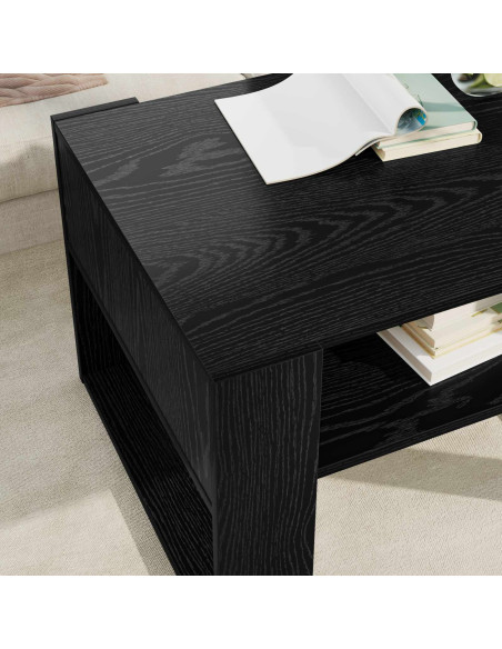 Tavolino da salotto Rovere Nero 66 x 53 x 45 cm