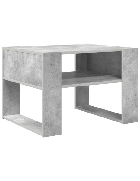 Tavolino da salotto Grigio cemento 66 x 53 x 45 cm
