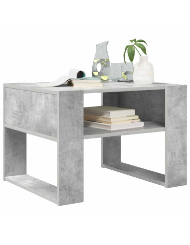 Tavolino da salotto Grigio cemento 66 x 53 x 45 cm