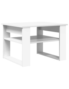 Tavolino da salotto Bianco 64 x 54 x 44 cm Legno multistrato 2