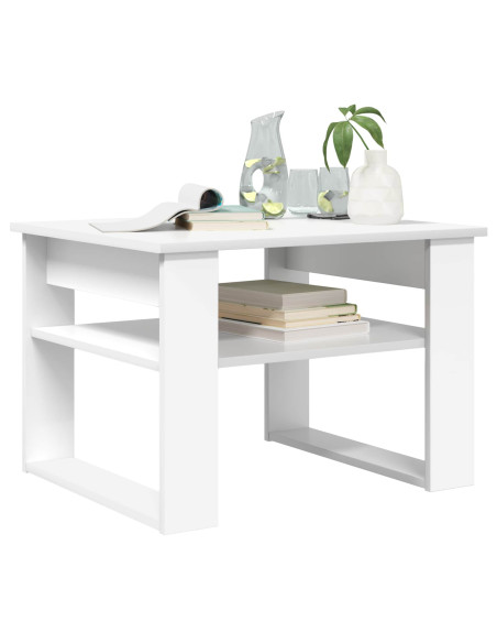 Tavolino da salotto Bianco 64 x 54 x 44 cm Legno multistrato