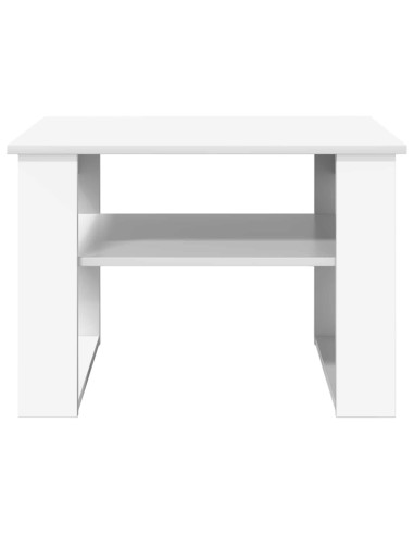 Tavolino da salotto Bianco 64 x 54 x 44 cm Legno multistrato